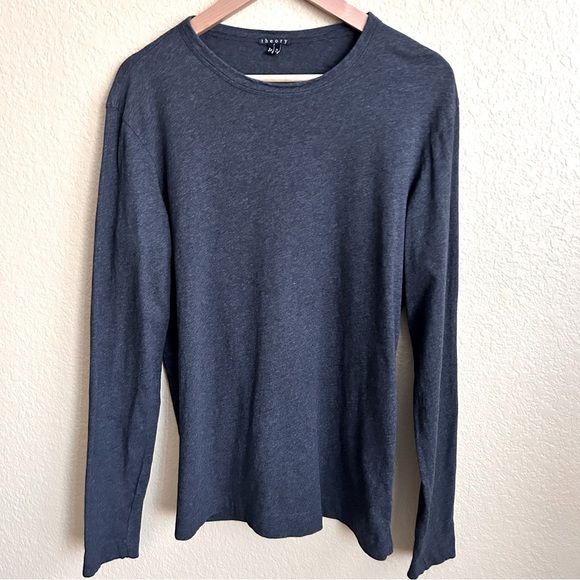 Theory Long Sleeve Crewneck Tee - Picture 2 of 7